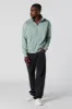 Half Zip Fleece Sweatshirt sold by Charlotte Russe
