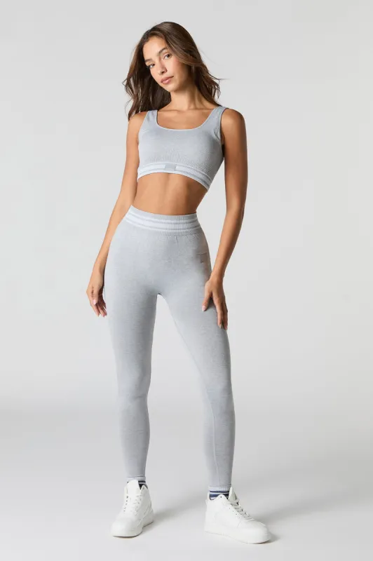 Sommer Ray Seamless Striped Waist Active Legging sold by Charlotte Russe
