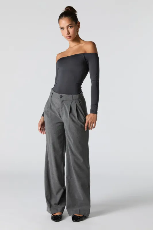 Pleated Wide Leg Dress Pant sold by Charlotte Russe