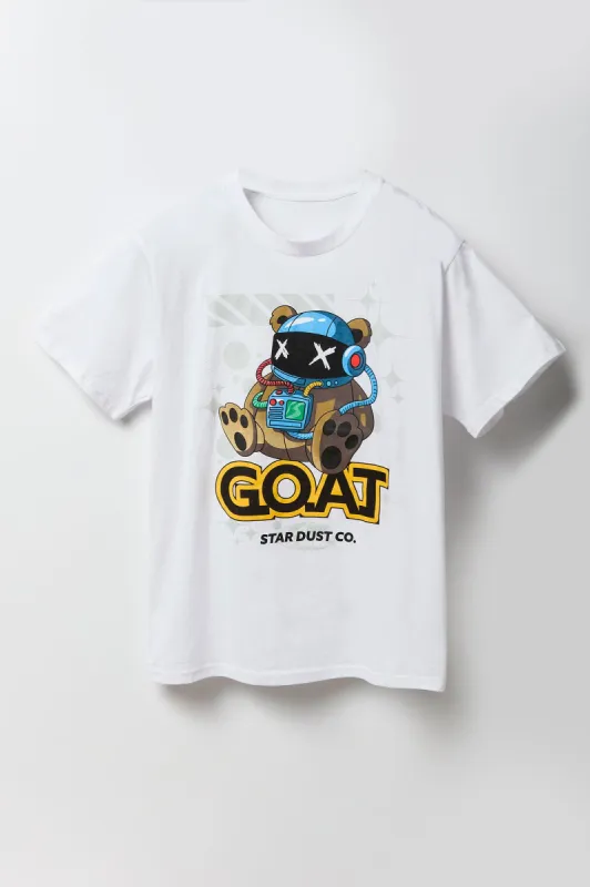 GOAT Bear Graphic T-Shirt sold by Charlotte Russe