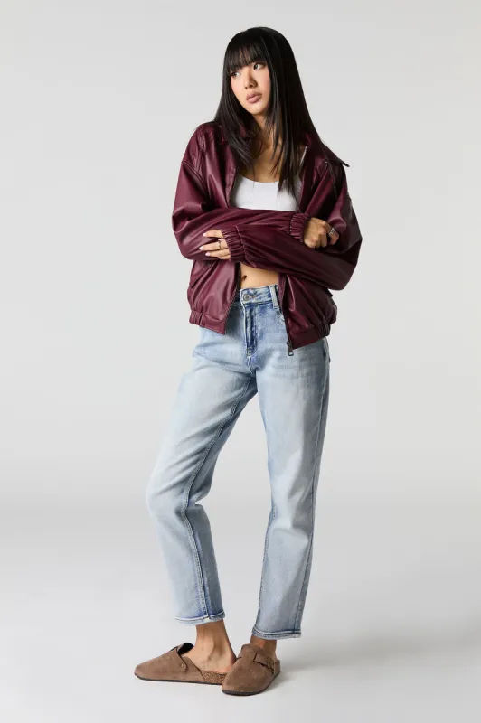 Vintage Wash Straight Leg Jean sold by Charlotte Russe