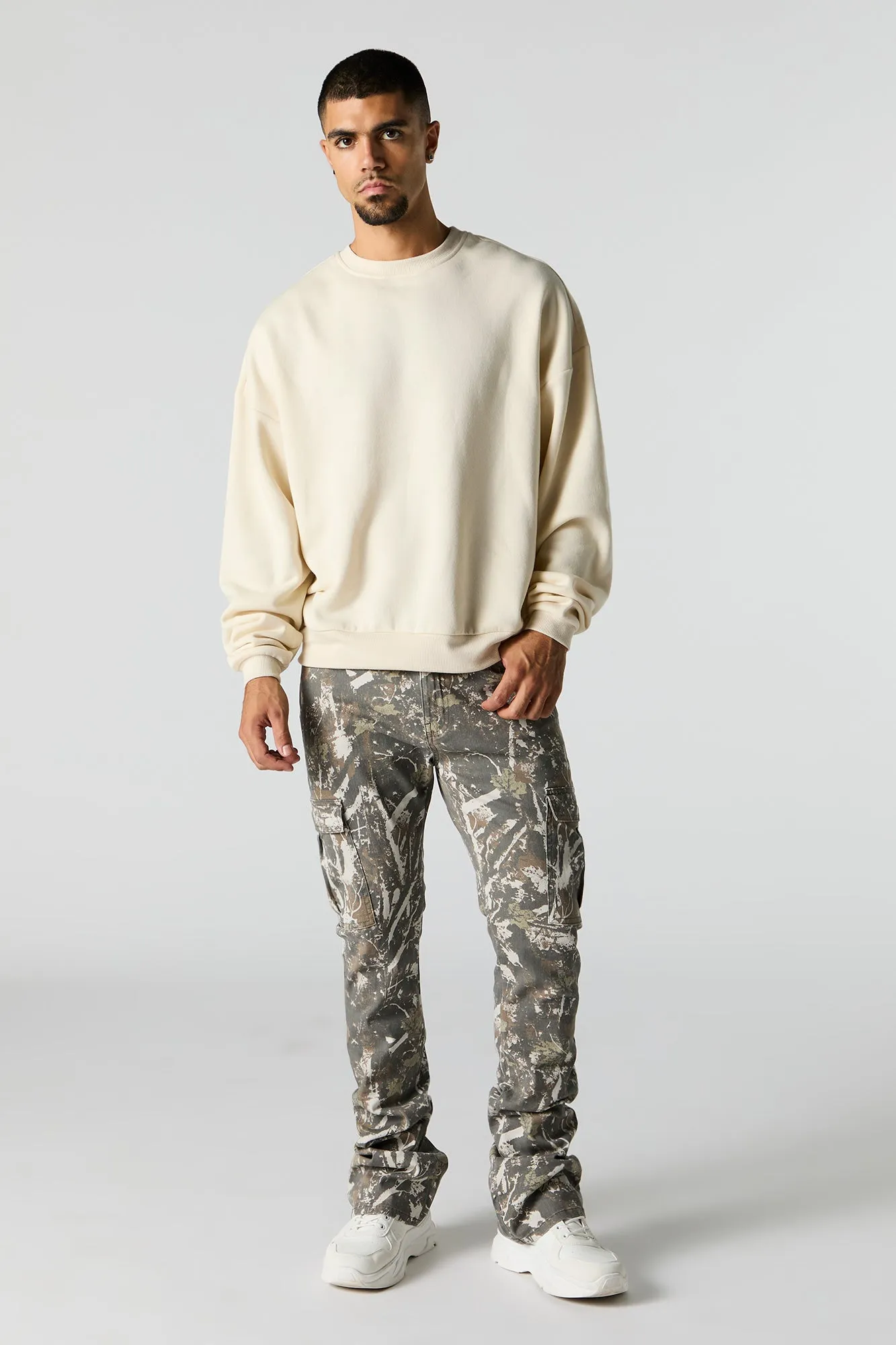 Stacked Cargo Pant sold by Charlotte Russe product image thumbnail 3