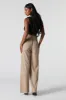 Crepe Straight Leg Dress Pant sold by Charlotte Russe