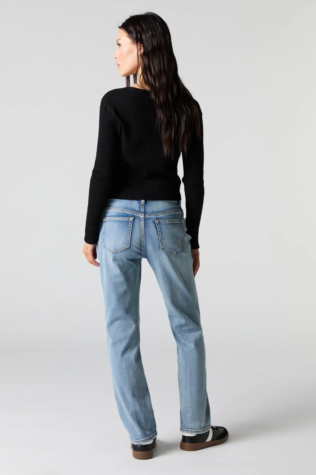 Straight Leg Jean sold by Charlotte Russe product image thumbnail 3