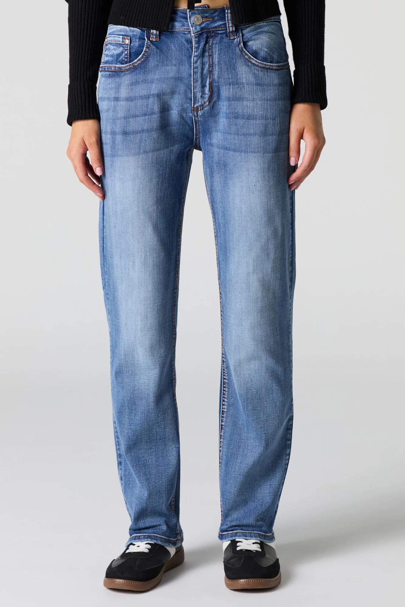 Straight Leg Jean sold by Charlotte Russe product image thumbnail 5
