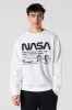 NASA Graphic Fleece Sweatshirt sold by Charlotte Russe