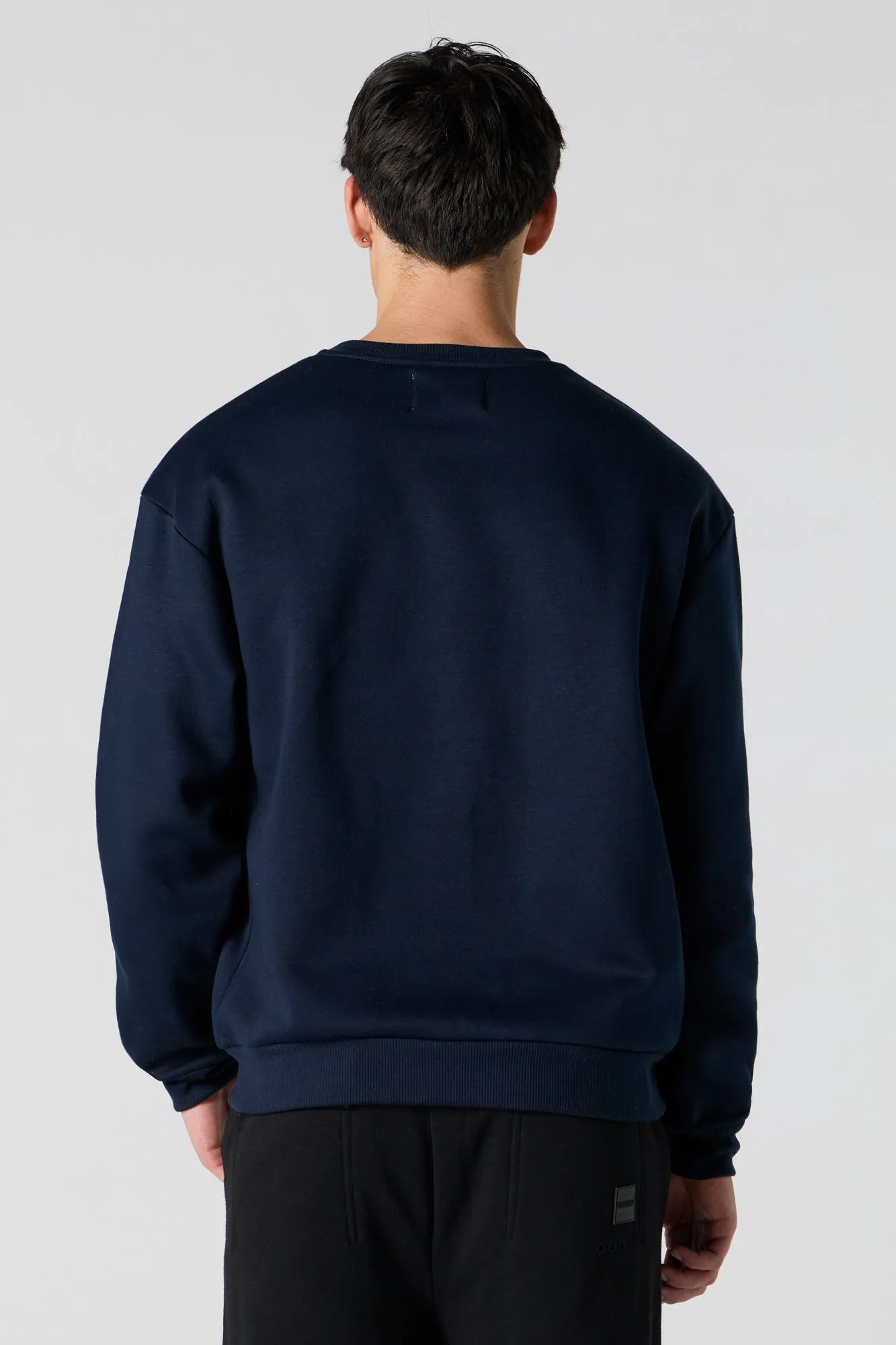 Solid Fleece Sweatshirt sold by Charlotte Russe product image thumbnail 2