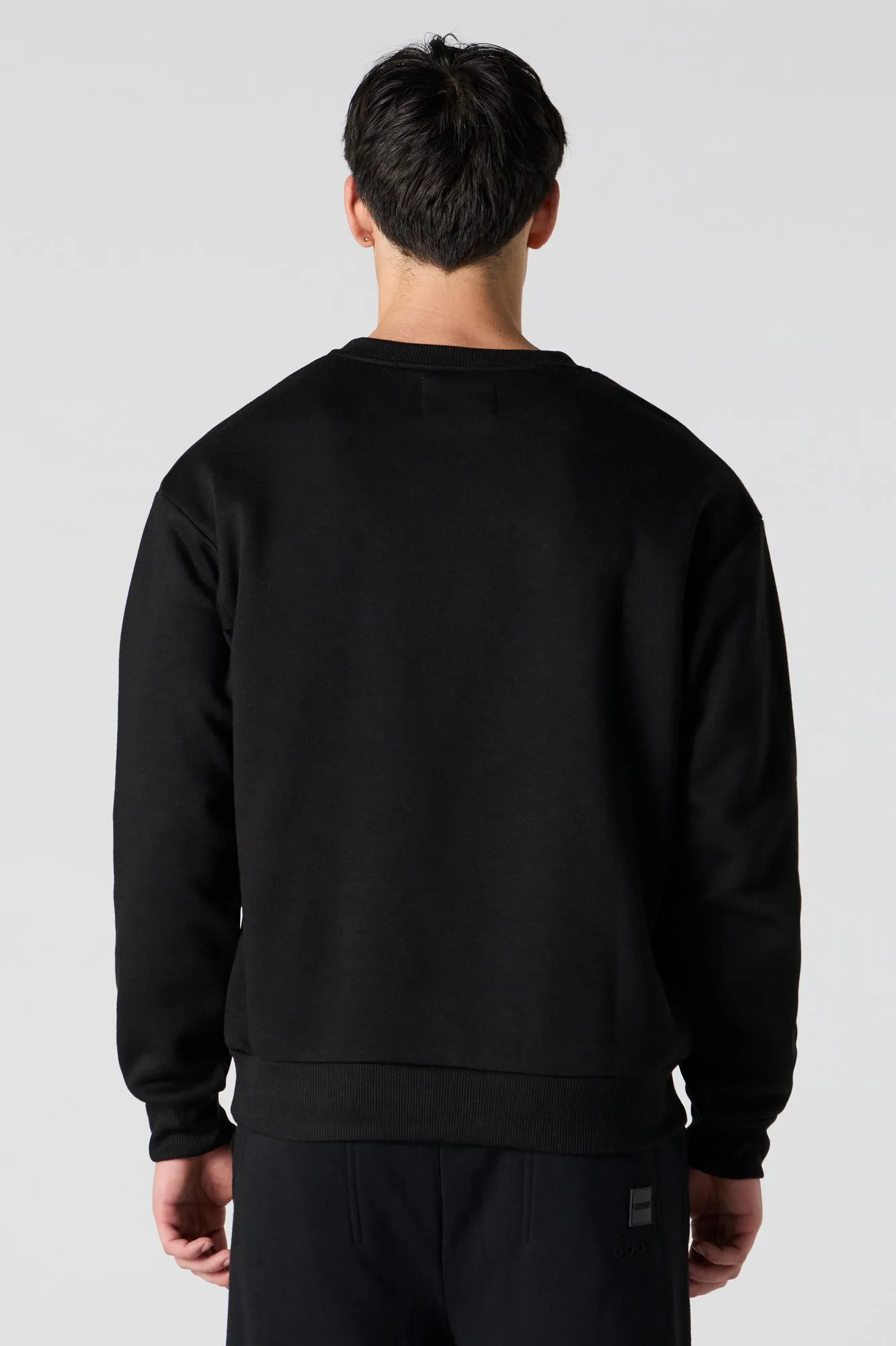 Solid Fleece Sweatshirt sold by Charlotte Russe product image thumbnail 5