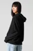 Oversized Graphic Fleece Hoodie sold by Charlotte Russe