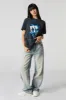 The Dark Knight Unisex Graphic Washed T-Shirt sold by Charlotte Russe