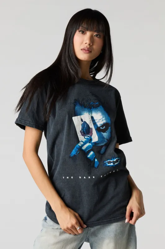 The Dark Knight Unisex Graphic Washed T-Shirt sold by Charlotte Russe