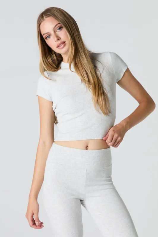 Active Ribbed T-Shirt sold by Charlotte Russe