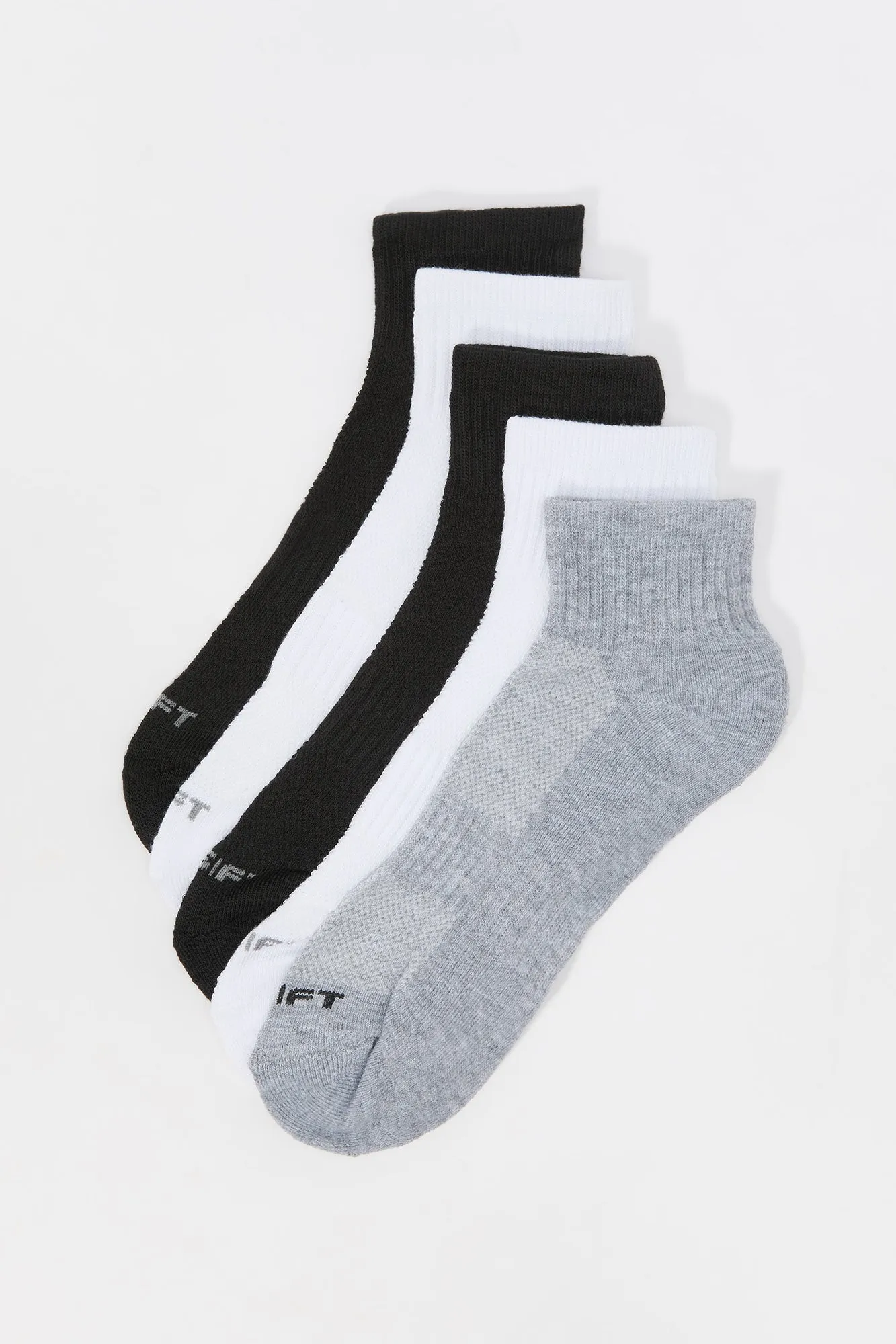 Everyday Athletic Quarter Socks (5 Pack) sold by Charlotte Russe