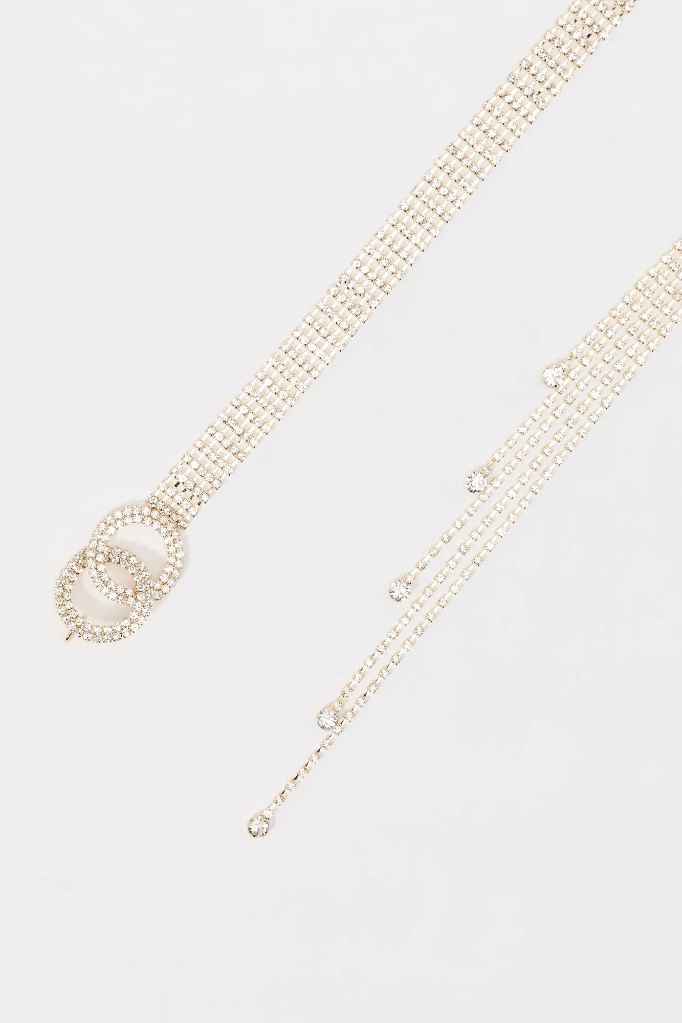 Rhinestone Circle Buckle Belt sold by Charlotte Russe