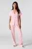 Button-Up Top and Pant 2 Piece Pajama Set sold by Charlotte Russe