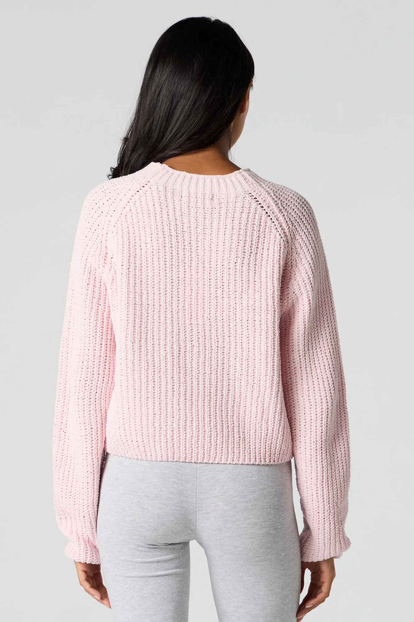 Ribbed Chunky Knit Sweater sold by Charlotte Russe product image thumbnail 2