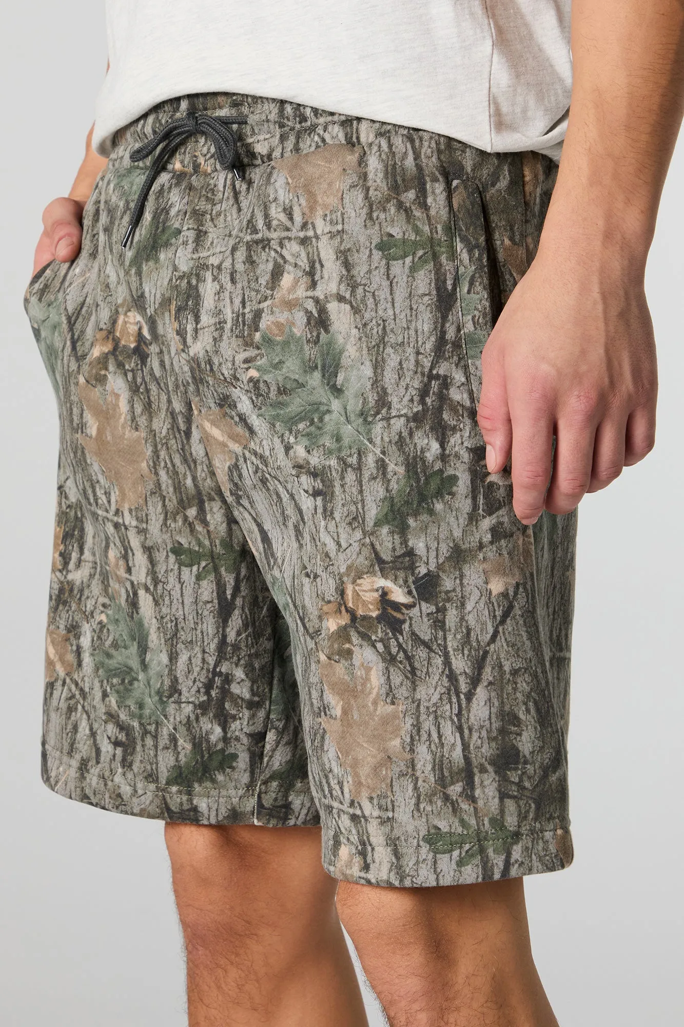 Fleece Drawstring Short sold by Charlotte Russe product image thumbnail 4