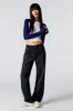 Black Wash Slouchy Straight Leg Jean sold by Charlotte Russe