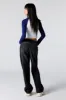 Black Wash Slouchy Straight Leg Jean sold by Charlotte Russe
