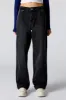 Black Wash Slouchy Straight Leg Jean sold by Charlotte Russe