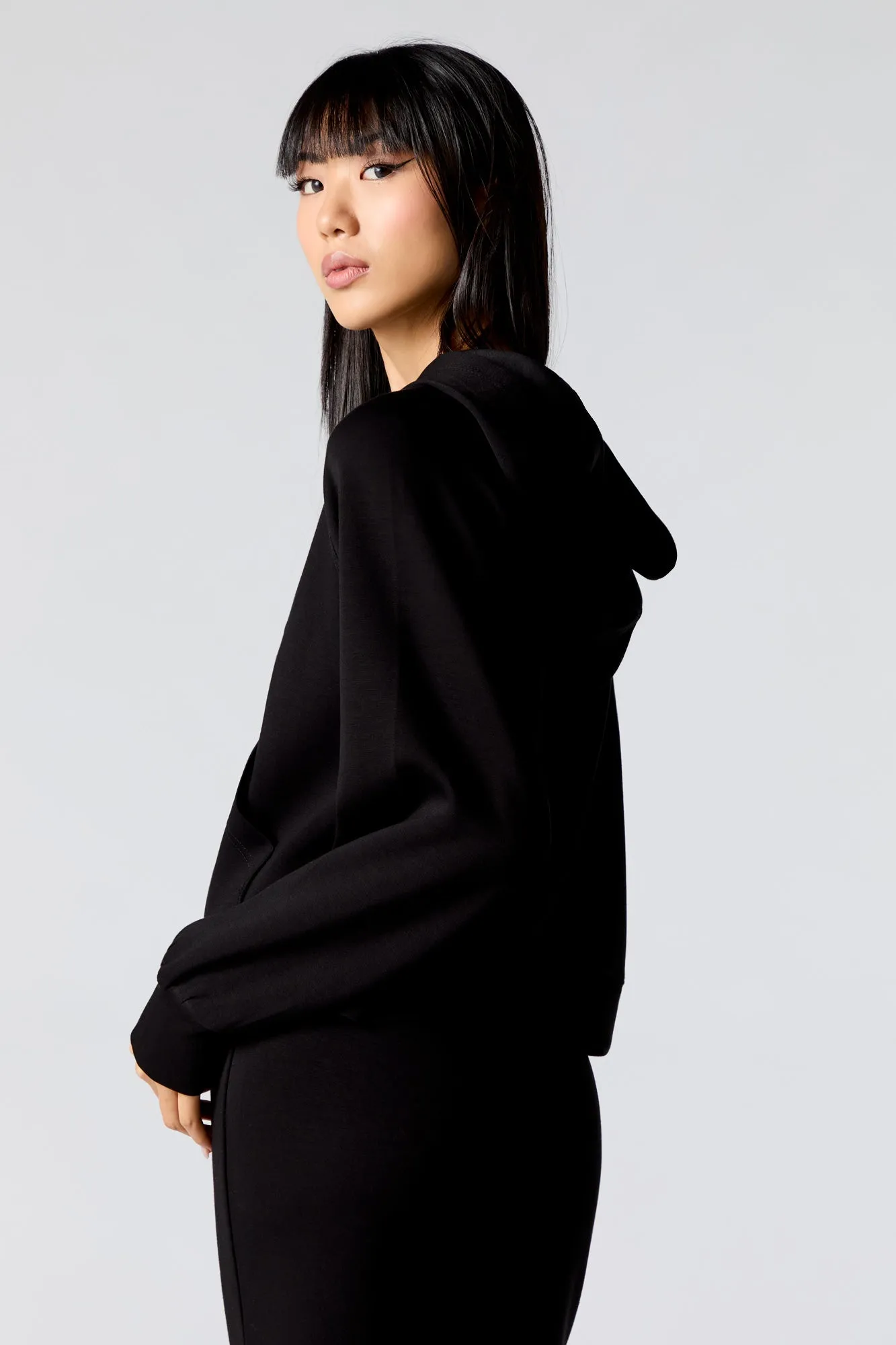 Active Boxy Hoodie sold by Charlotte Russe product image thumbnail 5
