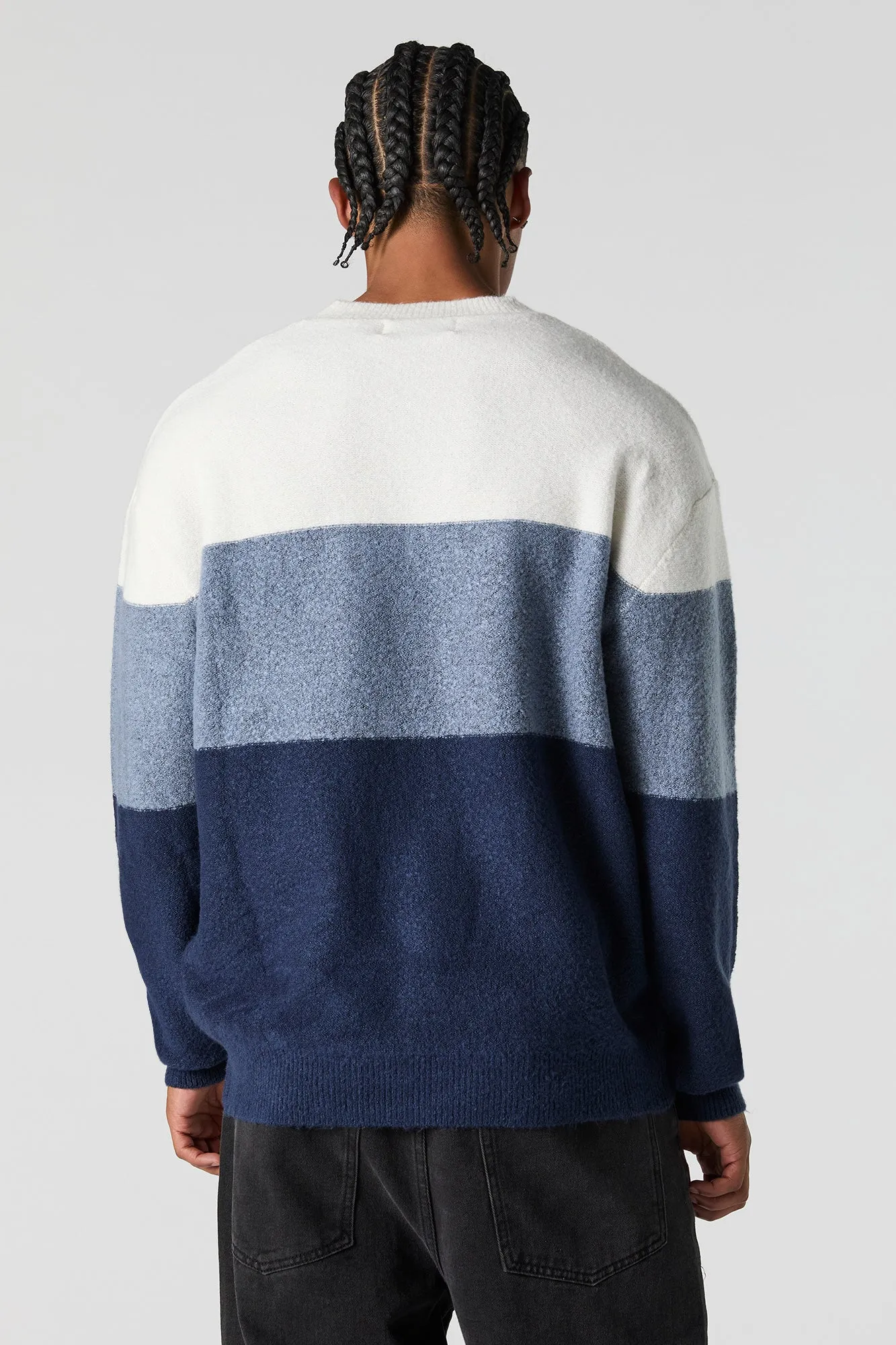 Mossy Knit Colourblock Sweater sold by Charlotte Russe product image thumbnail 2