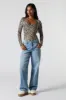 Contour Scoop Neck Long Sleeve Bodysuit sold by Charlotte Russe