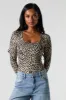 Contour Scoop Neck Long Sleeve Bodysuit sold by Charlotte Russe