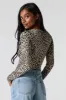 Contour Scoop Neck Long Sleeve Bodysuit sold by Charlotte Russe