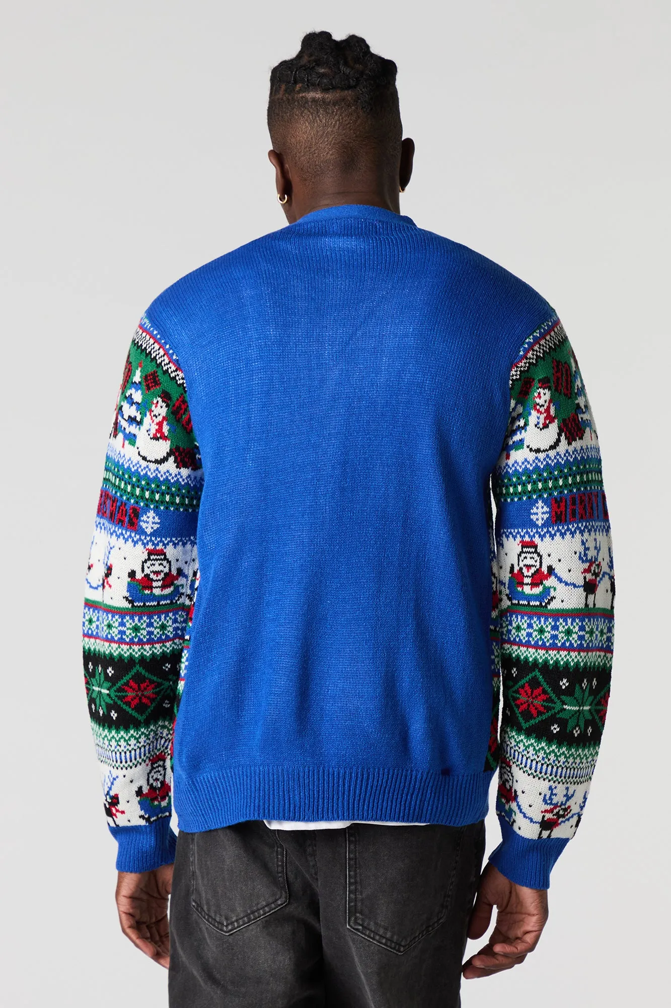 Snowman Fair Isle Ugly Christmas Sweater sold by Charlotte Russe product image thumbnail 2