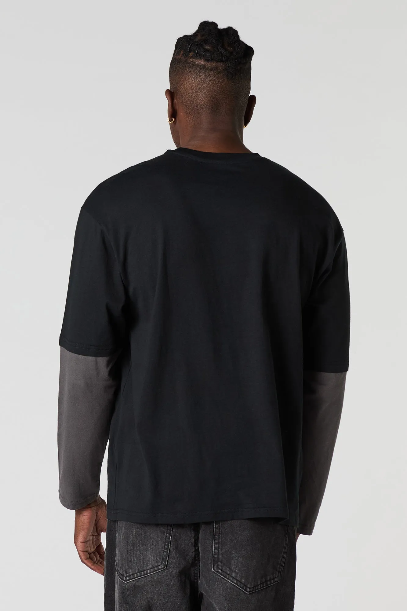 Layered Long Sleeve Top sold by Charlotte Russe product image thumbnail 5