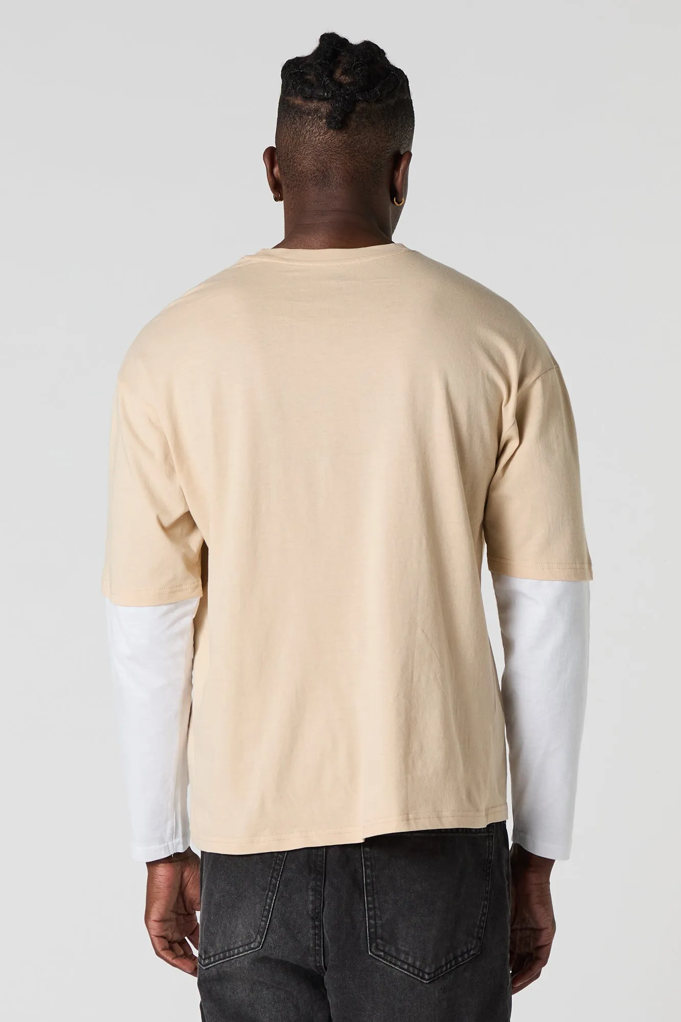 Layered Long Sleeve Top sold by Charlotte Russe product image thumbnail 2