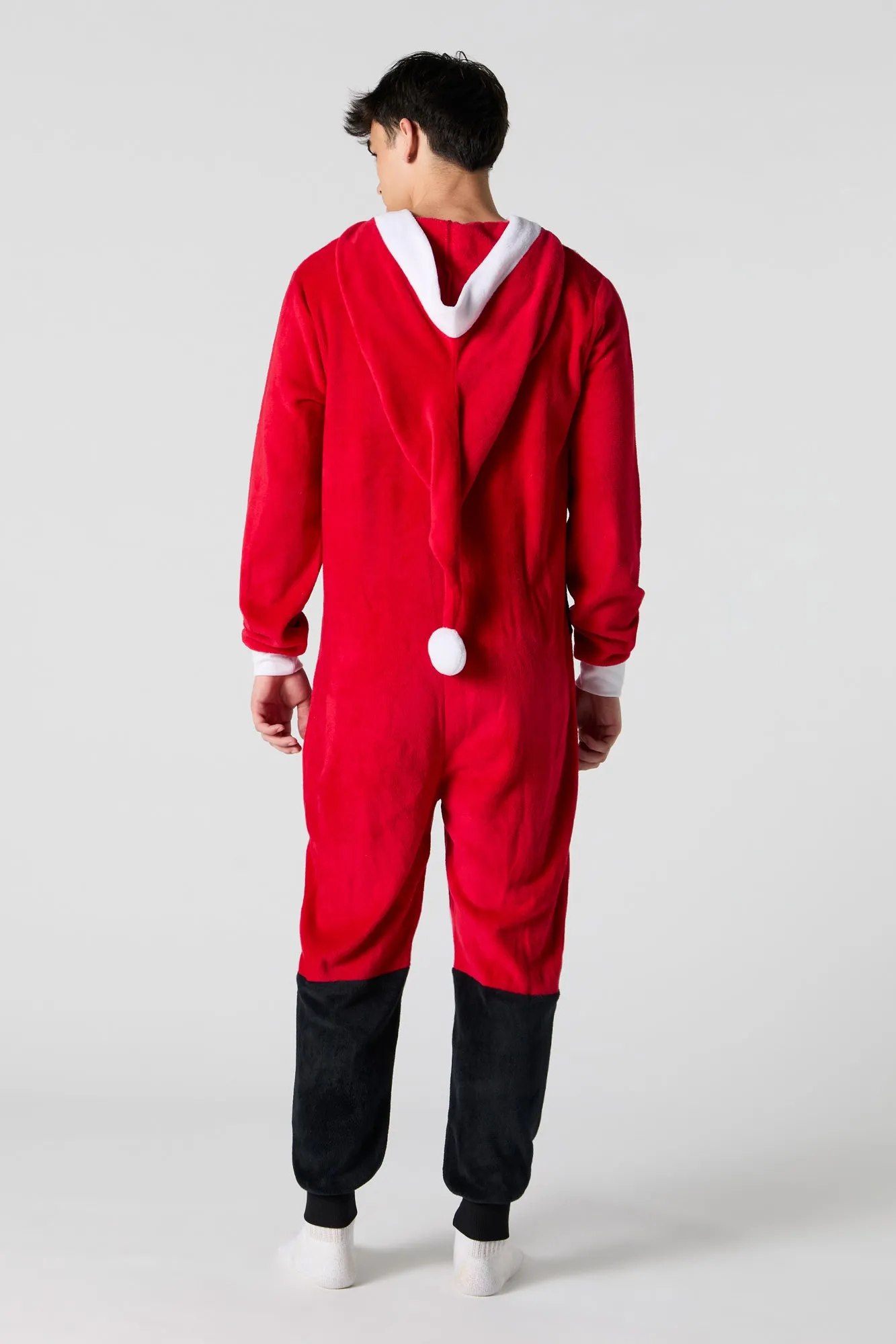 3D Santa Plush Onesie sold by Charlotte Russe product image thumbnail 4
