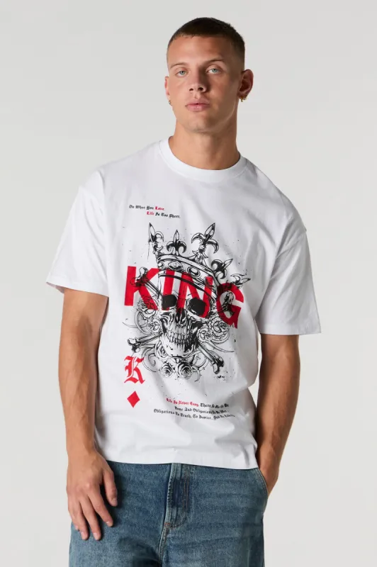 Skull King Graphic T-Shirt sold by Charlotte Russe