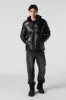 Faux Leather Hooded Puffer Jacket sold by Charlotte Russe