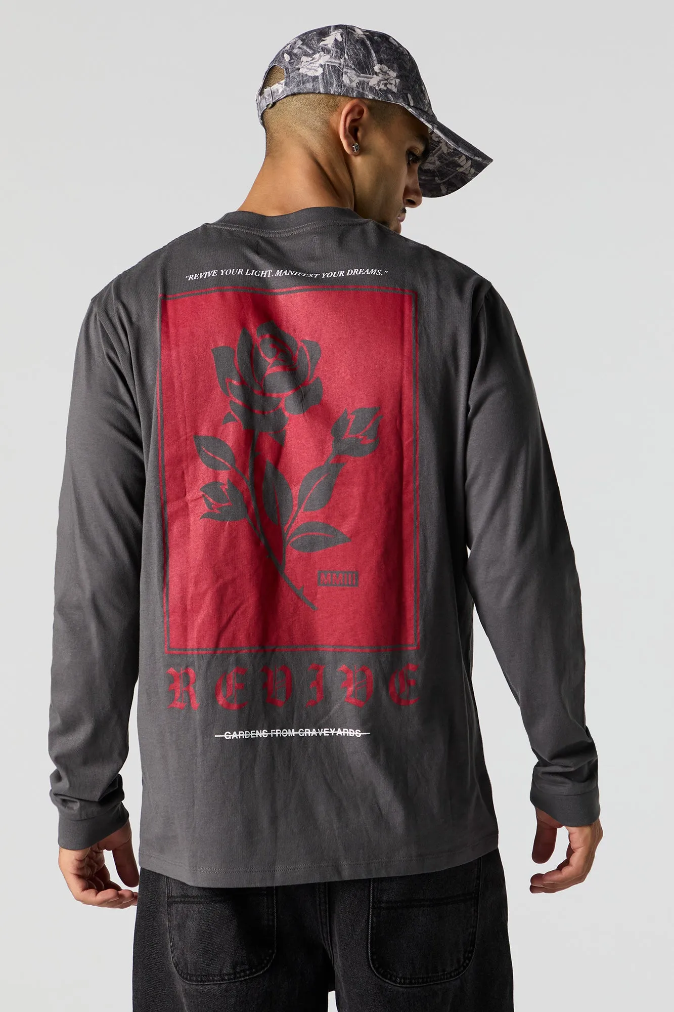 Gardens from Graveyards Graphic Long Sleeve Top sold by Charlotte Russe product image thumbnail 2