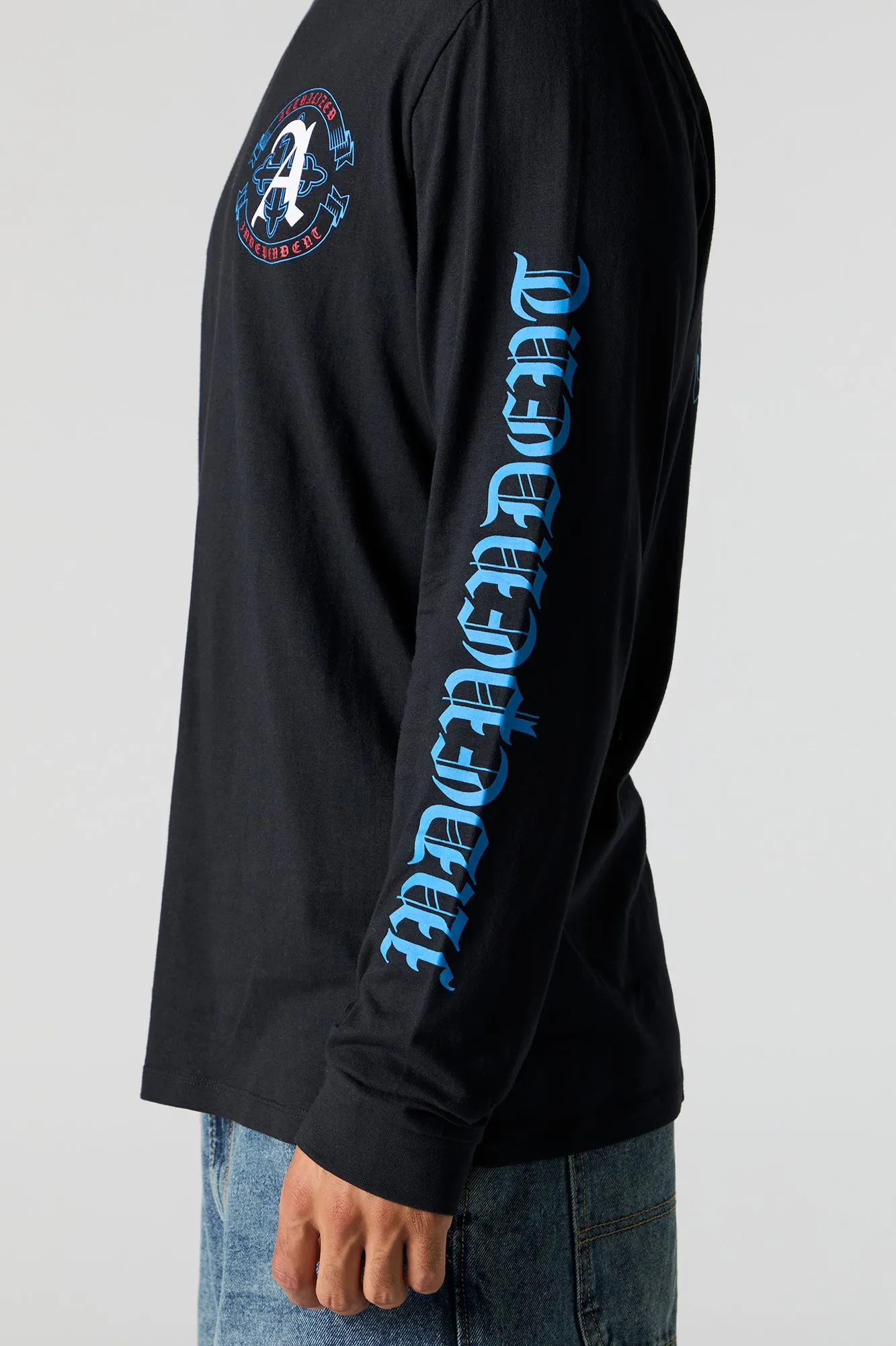 Actualized Independence Graphic Long Sleeve Top sold by Charlotte Russe product image thumbnail 4