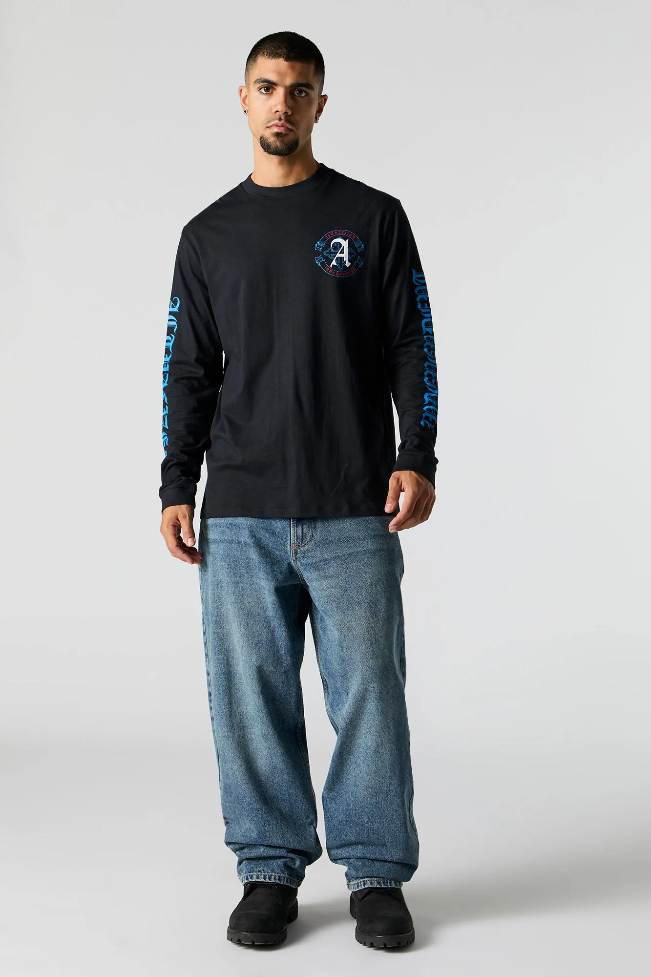 Actualized Independence Graphic Long Sleeve Top sold by Charlotte Russe product image thumbnail 3