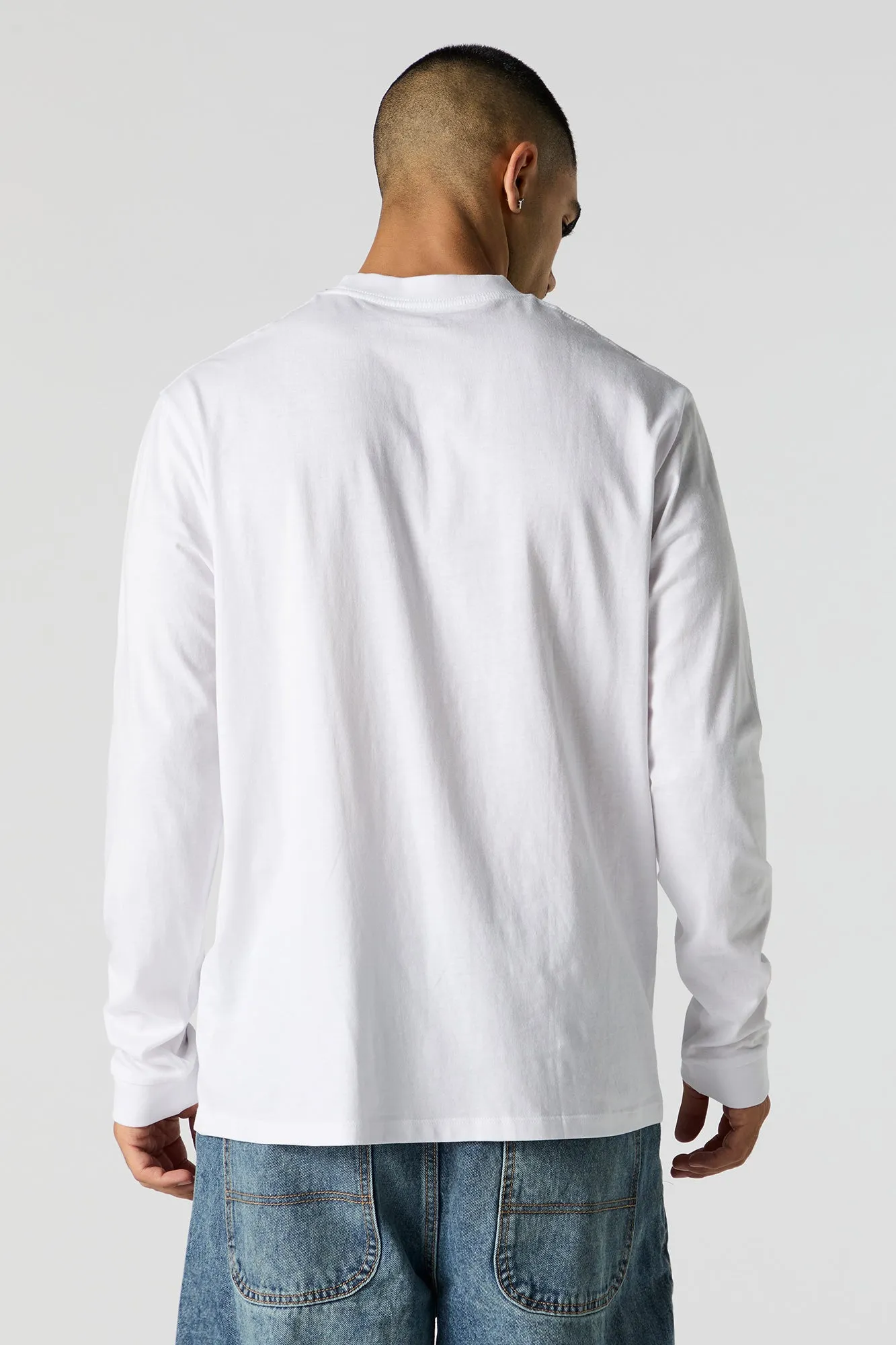 City Graphic Long Sleeve Top sold by Charlotte Russe product image thumbnail 2