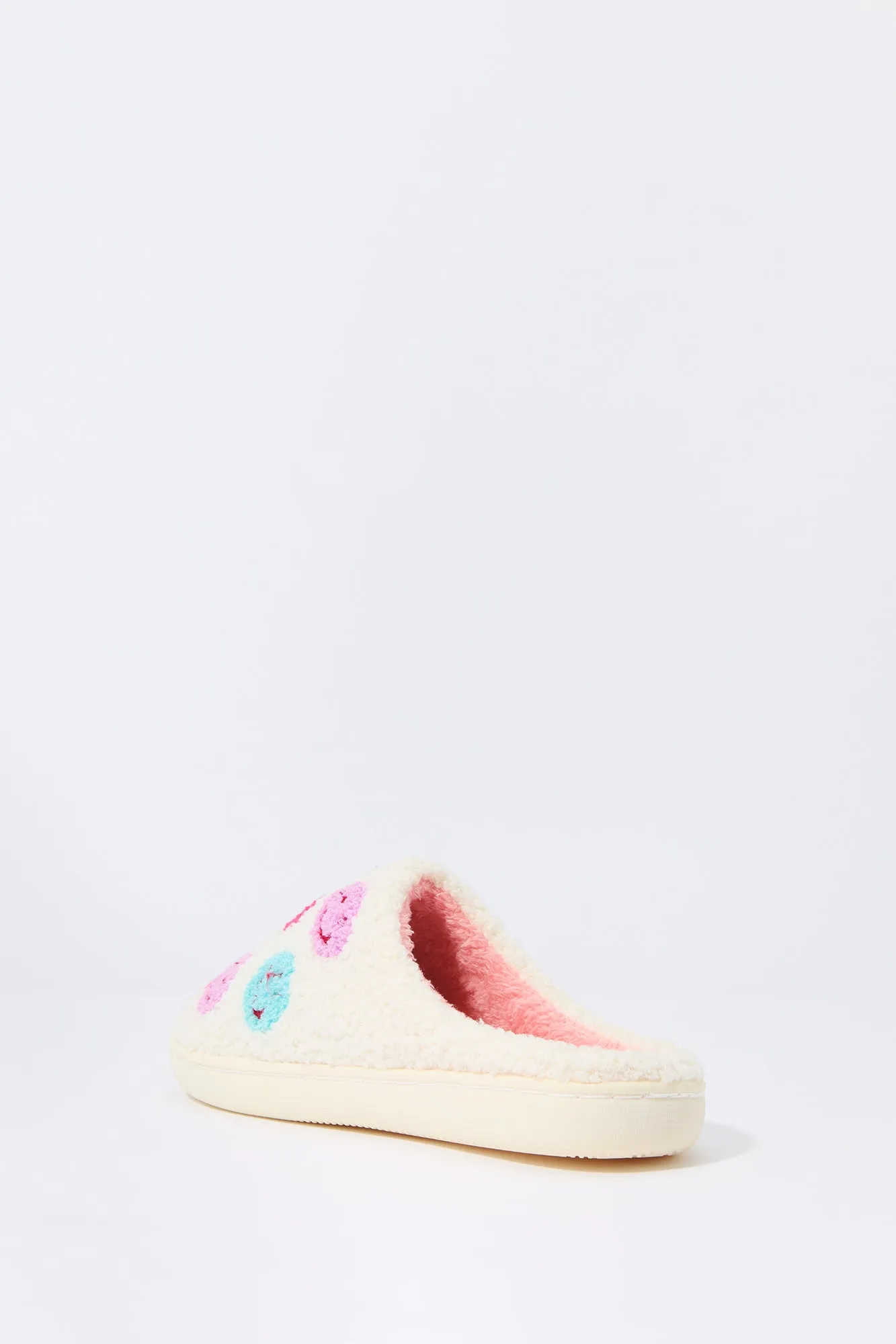 Happy Faces Sherpa Slipper sold by Charlotte Russe product image thumbnail 4