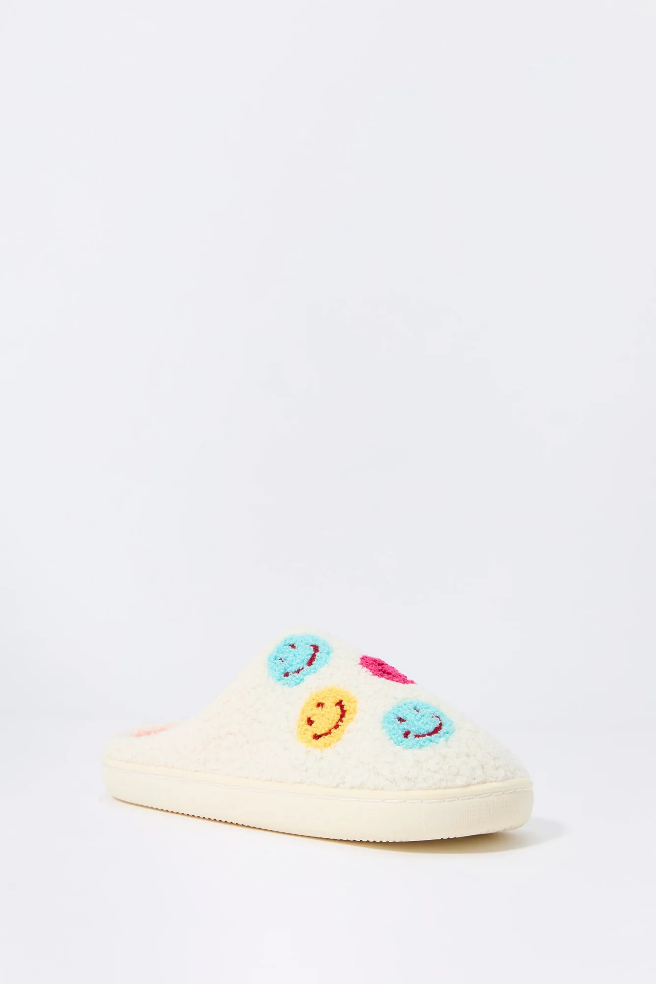 Happy Faces Sherpa Slipper sold by Charlotte Russe product image thumbnail 3