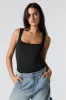 Contour Square Neck Sleeveless Bodysuit sold by Charlotte Russe
