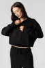 Active Quarter Zip Cinched Fleece Hoodie sold by Charlotte Russe