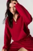 Active Quarter Zip Cinched Fleece Hoodie sold by Charlotte Russe