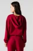 Active Quarter Zip Cinched Fleece Hoodie sold by Charlotte Russe
