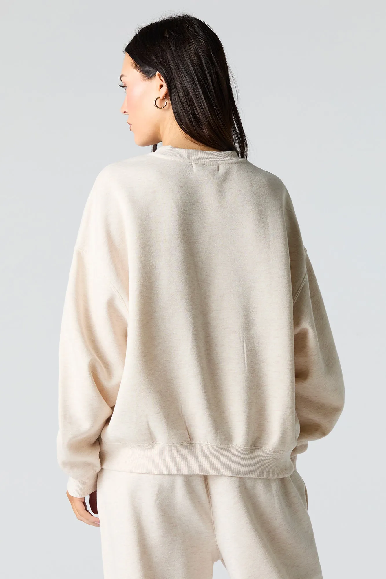 Embroidered Destination Sweatshirt sold by Charlotte Russe product image thumbnail 2