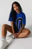 Mesh Graphic Football Jersey sold by Charlotte Russe