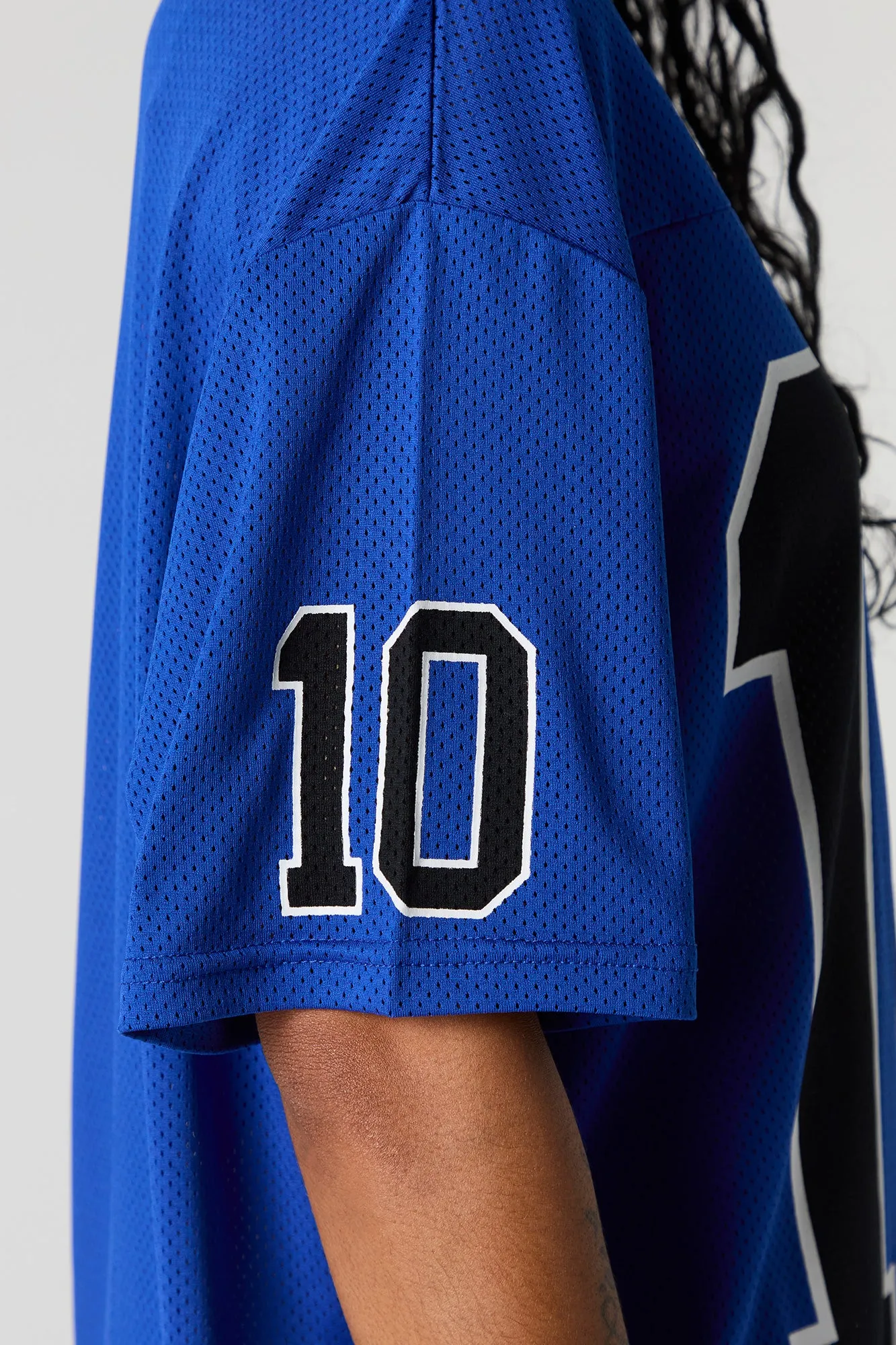 Mesh Graphic Football Jersey sold by Charlotte Russe product image thumbnail 4