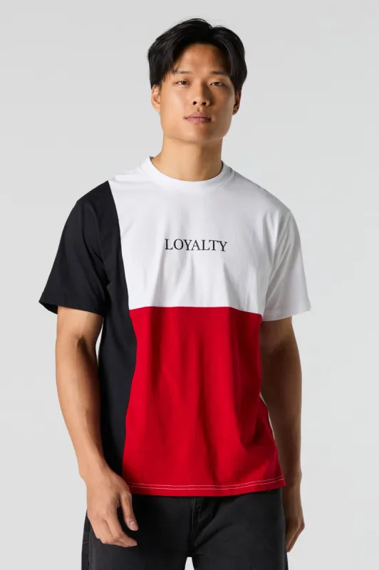 Colourblock Graphic T-Shirt sold by Charlotte Russe