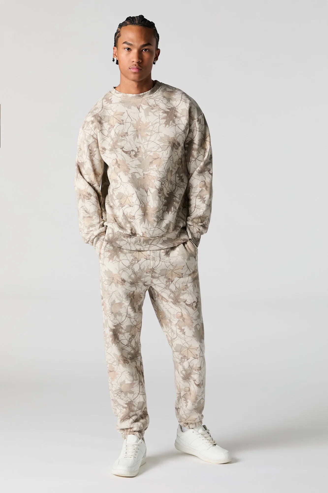 Solid Fleece Drawstring Jogger sold by Charlotte Russe product image thumbnail 3